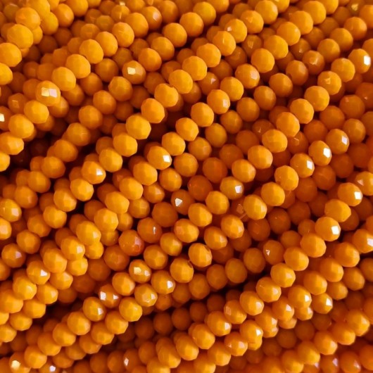 Cristallo sfaccettato 3x2,5mm Mandarino