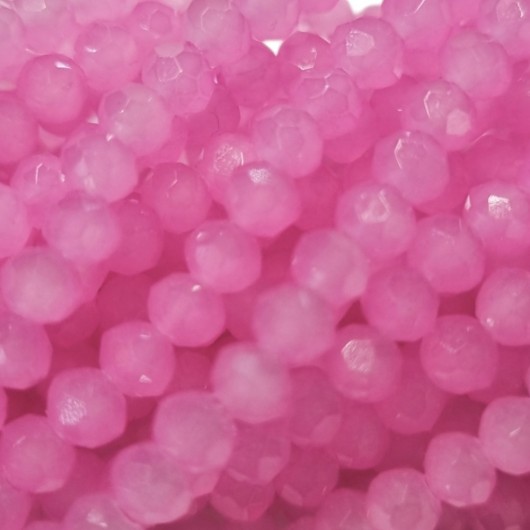 Cristallo sfaccettato 3x2,5mm Ice fuchsia