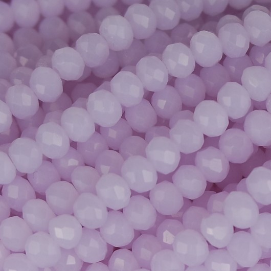 Cristallo sfaccettato 3x2,5mm Violet ice
