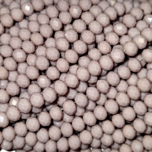 Cristallo sfaccettato 3x2,5mm Light malva