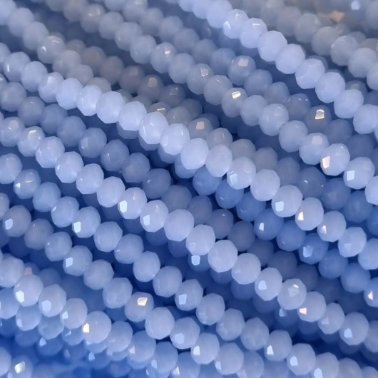 Cristallo sfaccettato 8x6mm Sky opal