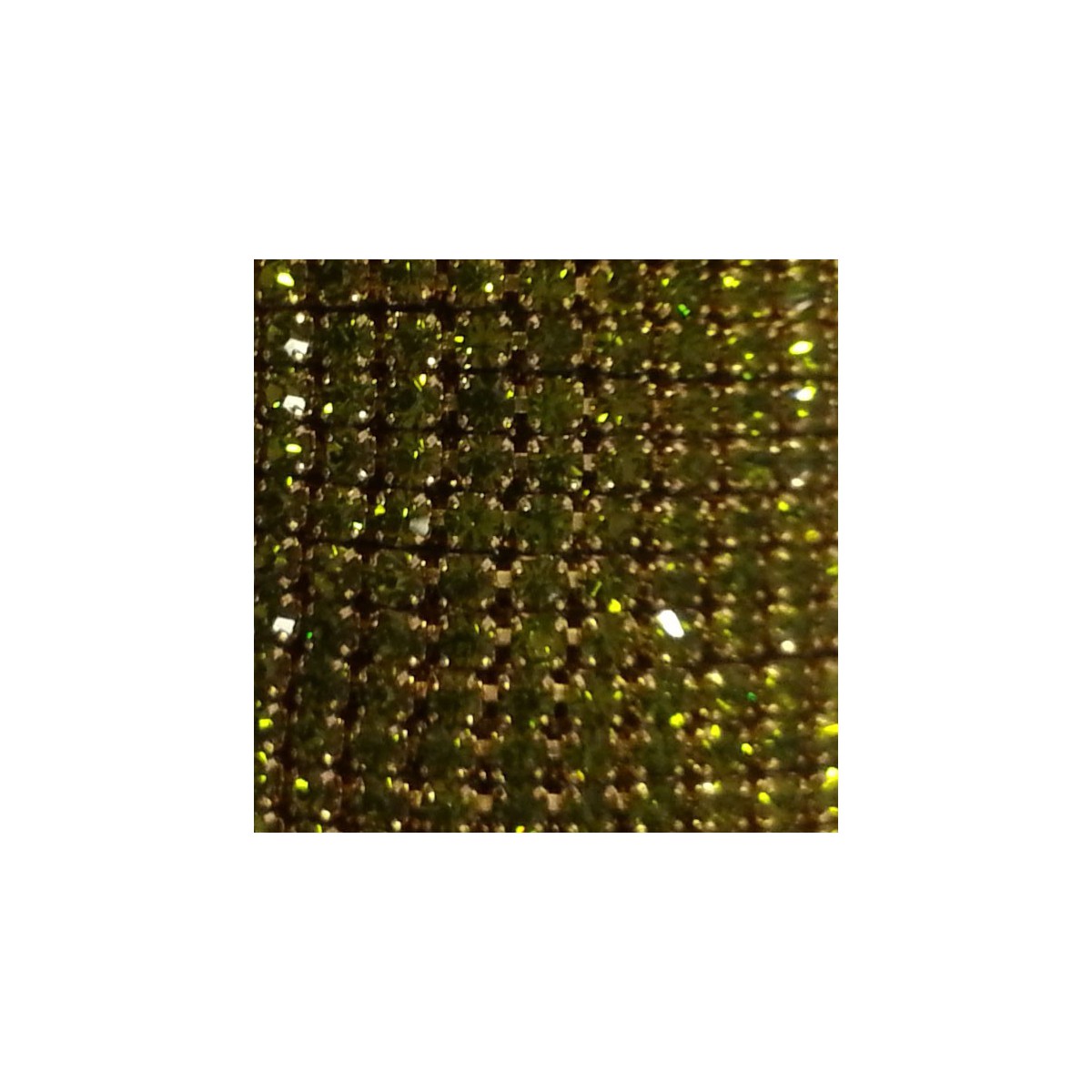 Catena con Strass in Cristallo Olivine 3mm