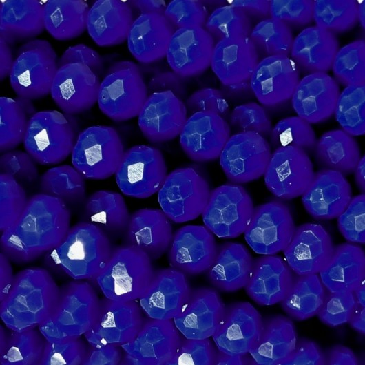 Cristallo sfaccettato 2,5x2mm Dark blue