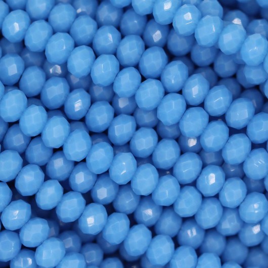 Cristallo sfaccettato 2,5x2mm Turquoise opal