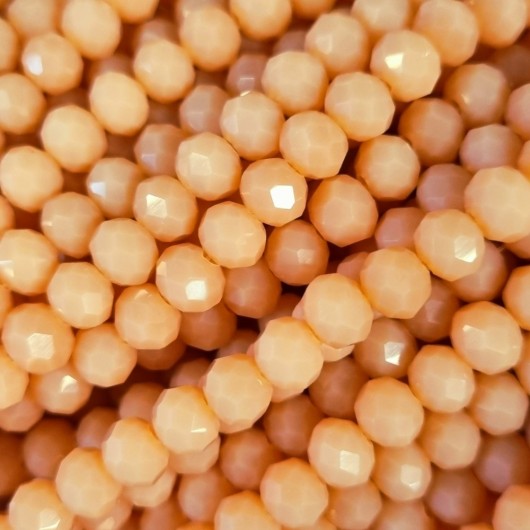 Cristallo sfaccettato 2,5x2mm Peach
