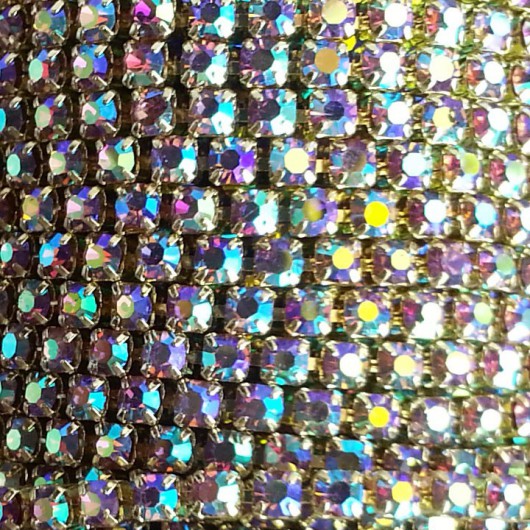 Catena con Strass in Cristallo Light Amethyst AB 3mm