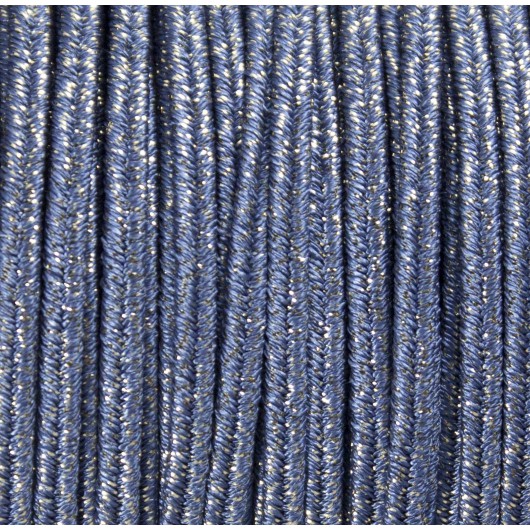 Soutache HQ Metal denim 3mm x 2Mt