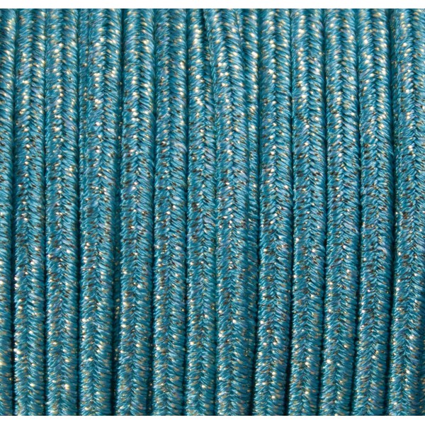 Cordoncino Soutache Metallico mm 4,0 Metal TURCHESE x 3 mt