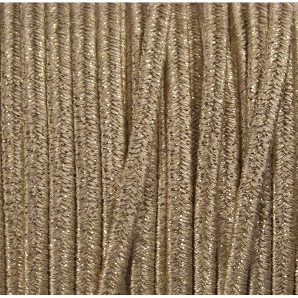 Cordoncino Soutache Metallico mm 4,0 Metal GOLD x 3 mt