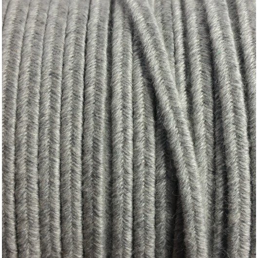 Soutache Shabby 3,5mm grigio melange x 2mt