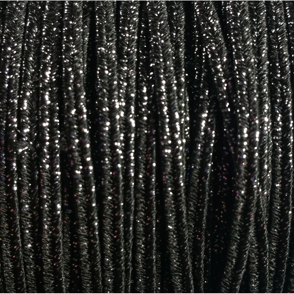 Soutache Metal Black mm 4,0 x 3mt